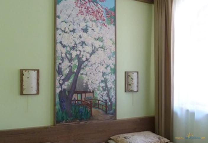 Японская комната. Мини-отель Солнечный замок, республика Крым, г. Судак