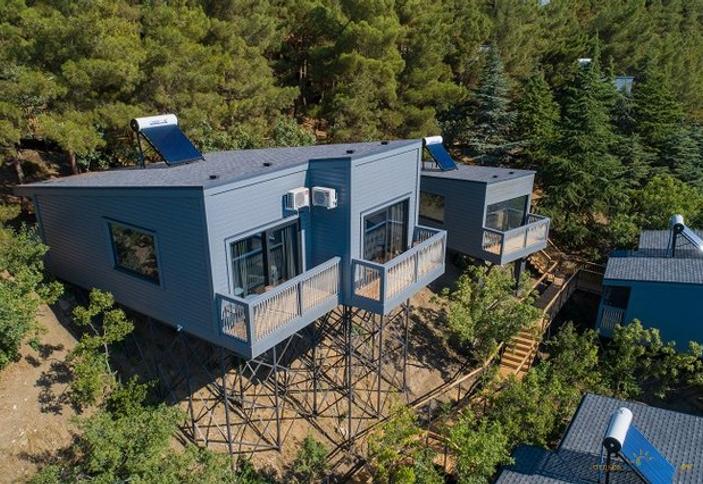 Эко-отель Bungalow Bill (комплекс Миндальная роща) Бунгало Билл, Крым, Алушта
