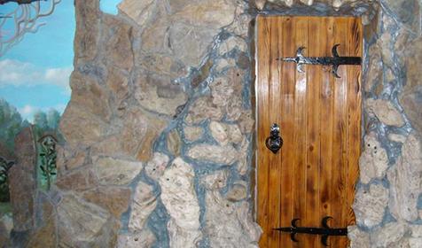 Вход в эксклюзивный номер гостиницы Графство Хаджох, Республика Адыгея, пос. Каменномостский