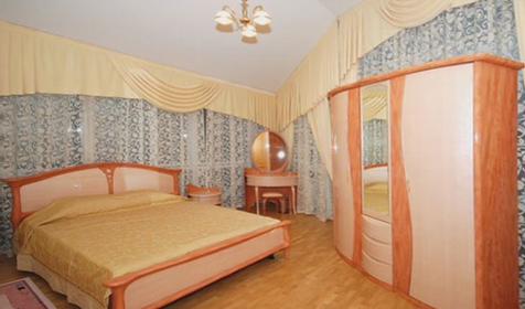 Спальня в номере категории Люкс-Премиум гостиницы Россвязь, г. Сочи, Центральный район