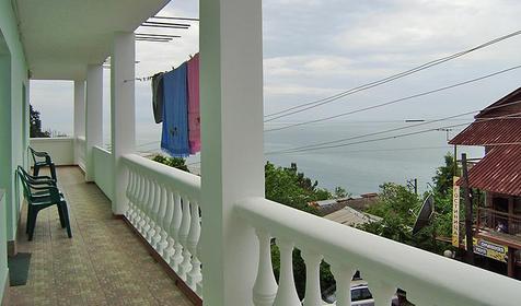 Балкон гостиницы Hotel на море, г. Сочи, Лазаревский район, п. Солоники