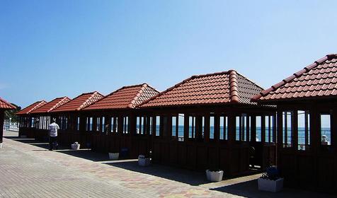 Кафе с выходом на море гостинично-развлекательного центра Босфор, Туапсинский район, с. Лермонтово