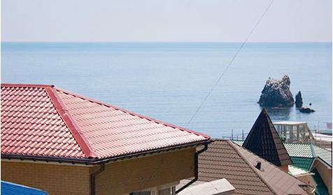 Вид из окна номера Стандарт плюс. Частный отель Villa del Mar (Вилла Дель Мар), Республика Крым, г. Алушта, п. Утес