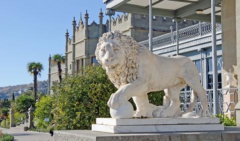 Львиная терраса, Воронцовский дворец, Алупка, Крым