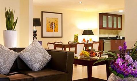 Two-Bedroom Apartment. Отель Ramada Plaza Jumeirah Beach, Дубай, Джумейра, ОАЭ