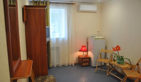 Стандарт одноместный без балкона, корпус 1. Пансионат Солнечный. Крым, Симферополь, Николаевка