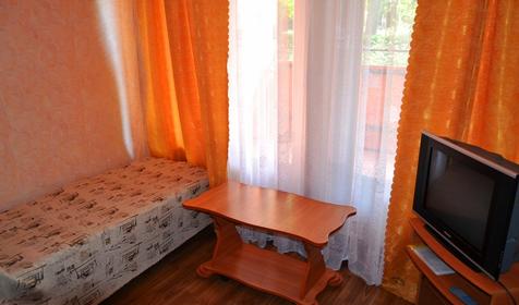 Стандарт одноместный, 3 корпус. Пансионат Энергетик. Крым, Николаевка
