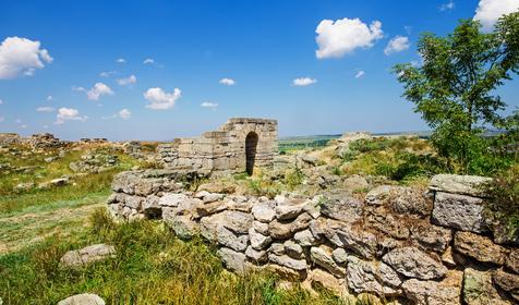 Руины Пантикапей, Керчь, Крым