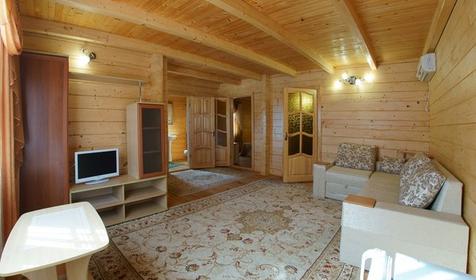 Люкс двухместный трехкомнатный (деревянный коттедж). Пансионат "Украина-1", Крым, Феодосия