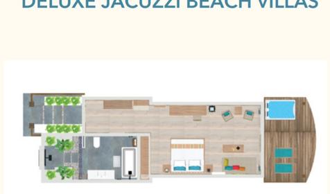 Deluxe Beach Villa with Jacuzzi