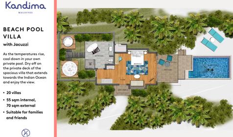Sunrise Beach Pool Villa with Jacuzzi