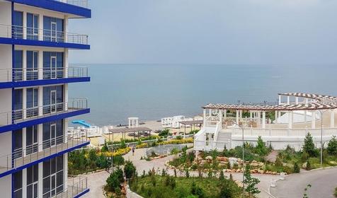 Апартаменты двухкомнатный АкваDeLuxe (1 линия, вид на море)