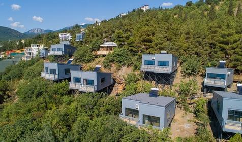 Эко-отель Bungalow Bill (комплекс Миндальная роща) Бунгало Билл, Крым, Алушта