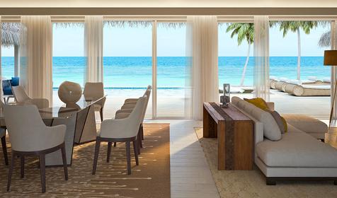 Three Bedroom Presidential Water Villa