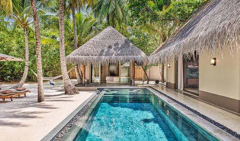 Family Beach Villa With Two Pools