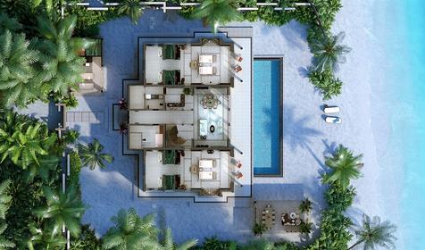 Four Bedroom Beach Residence With Pool