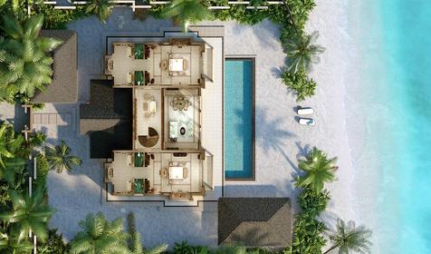 Four Bedroom Beach Residence With Pool