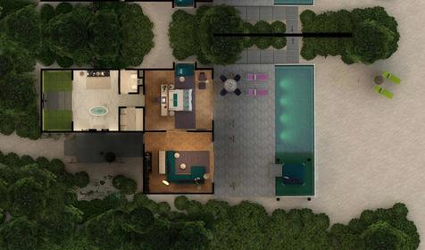 Superior Beach Villa with Pool