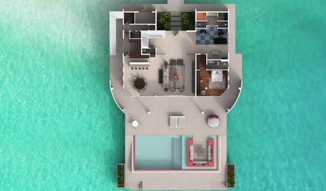 Three Bedrooms LUX* Overwater Retreat With Pool