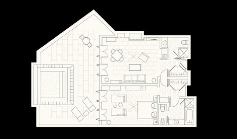 One Bedroom Suite with Pool