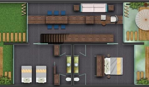 Laguna Doublex Suite Three Bedrooms