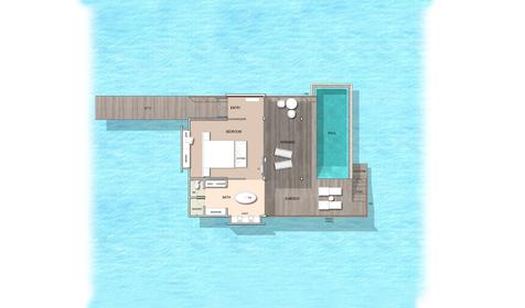 Water Villa With Pool