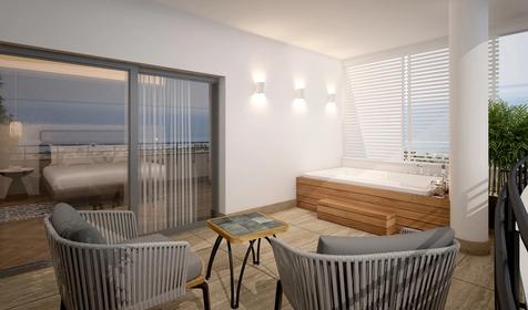 Corner Suite With Jacuzzi & Sea View