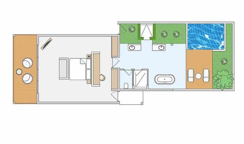 Garden Pool Bungalow