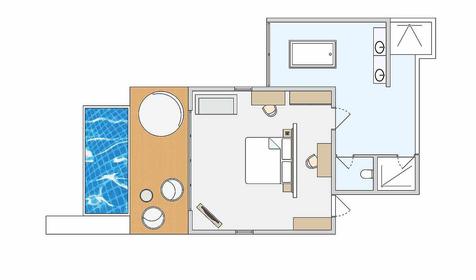 Overwater Pool Bungalow