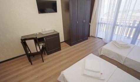 Стандарт в главном корпусе, категория "А". Paradise Beach (Парадиз Бич). Абхазия, Пицунда