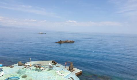 Семейный двухкомнатный с видом на море без балкона